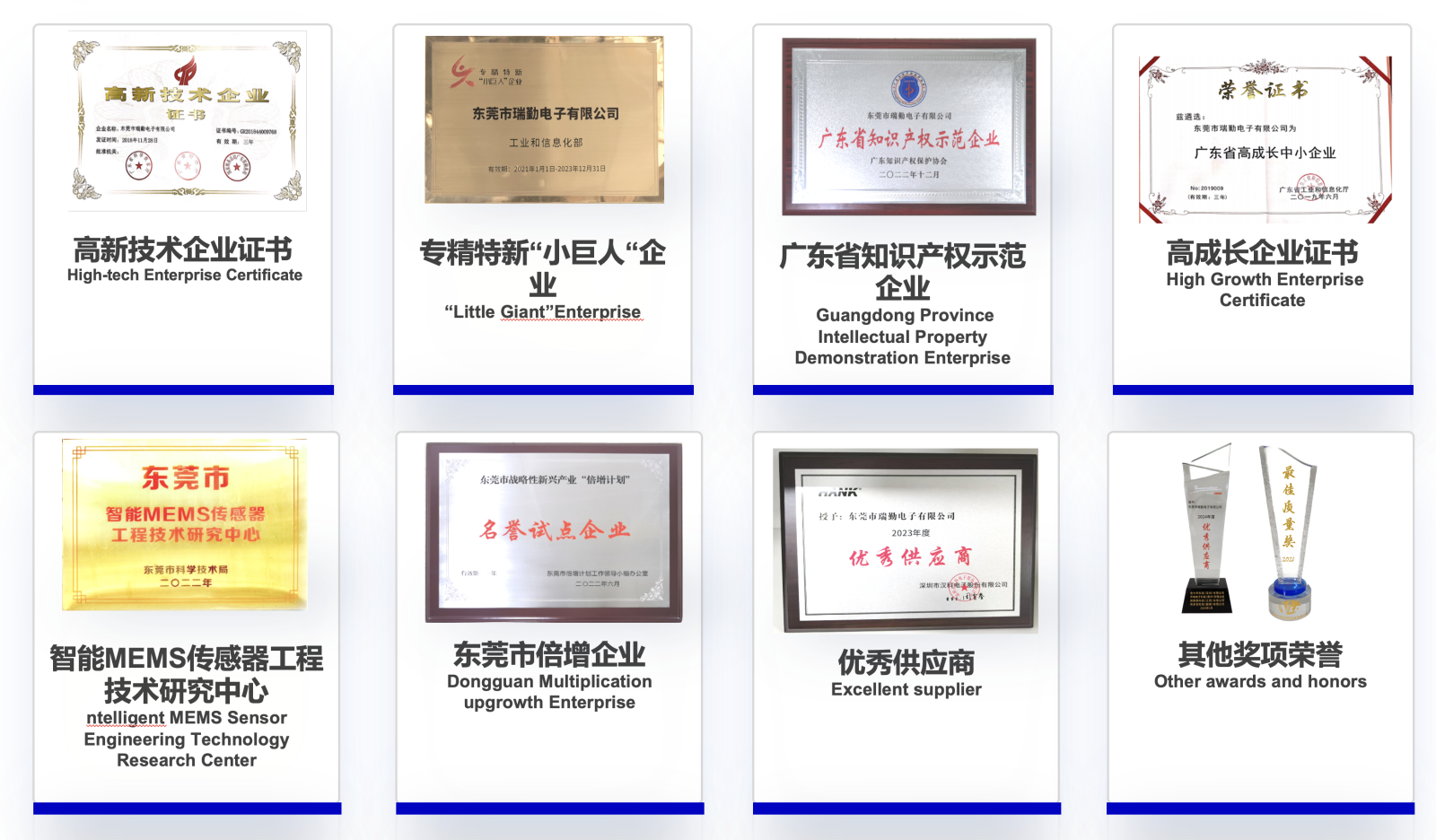 公司荣誉